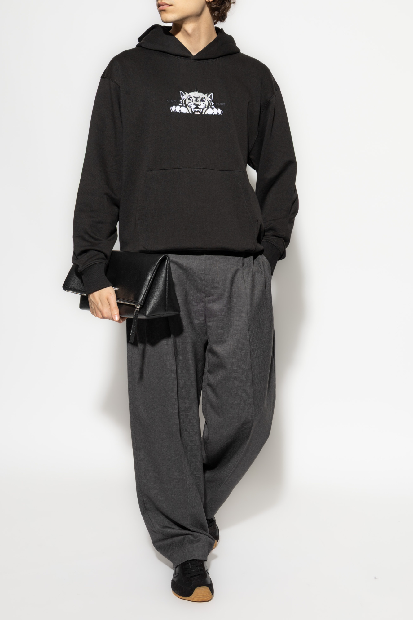 【Kenzo】HOODIE◆FF65HO2534MF KENZO Happy Tiger' embroidered hoodie in cotton | Men's | KENZO